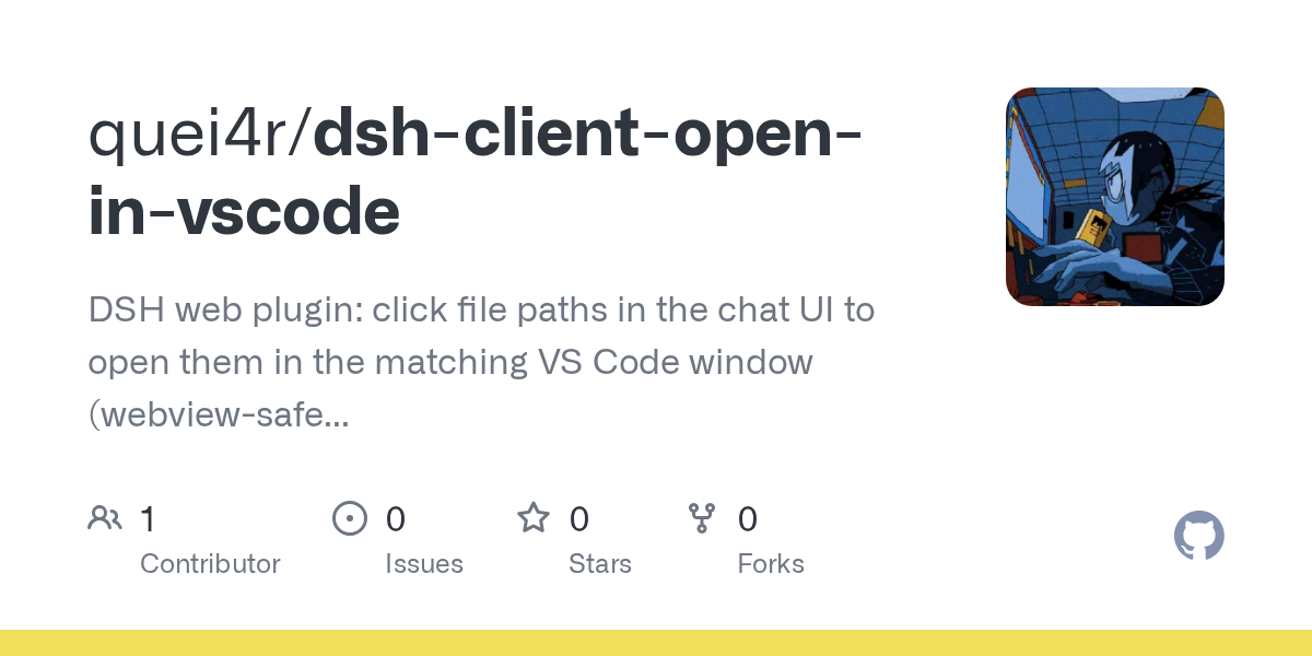 quei4r/dsh-client-open-in-vscode Screenshot preview