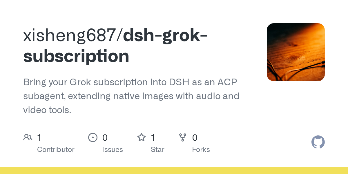 xisheng687/dsh-grok-subscription Screenshot preview