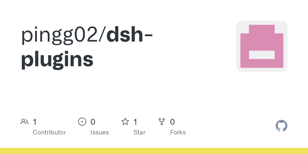 pingg02/dsh-plugins Screenshot preview