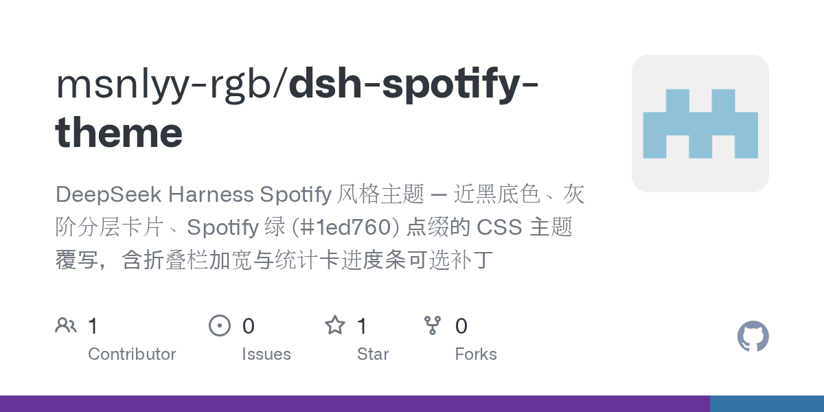 msnlyy-rgb/dsh-spotify-theme Screenshot preview