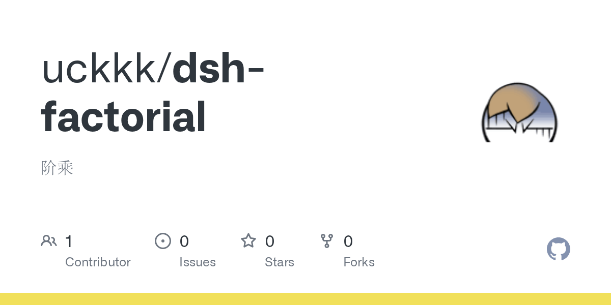 uckkk/dsh-factorial Screenshot preview