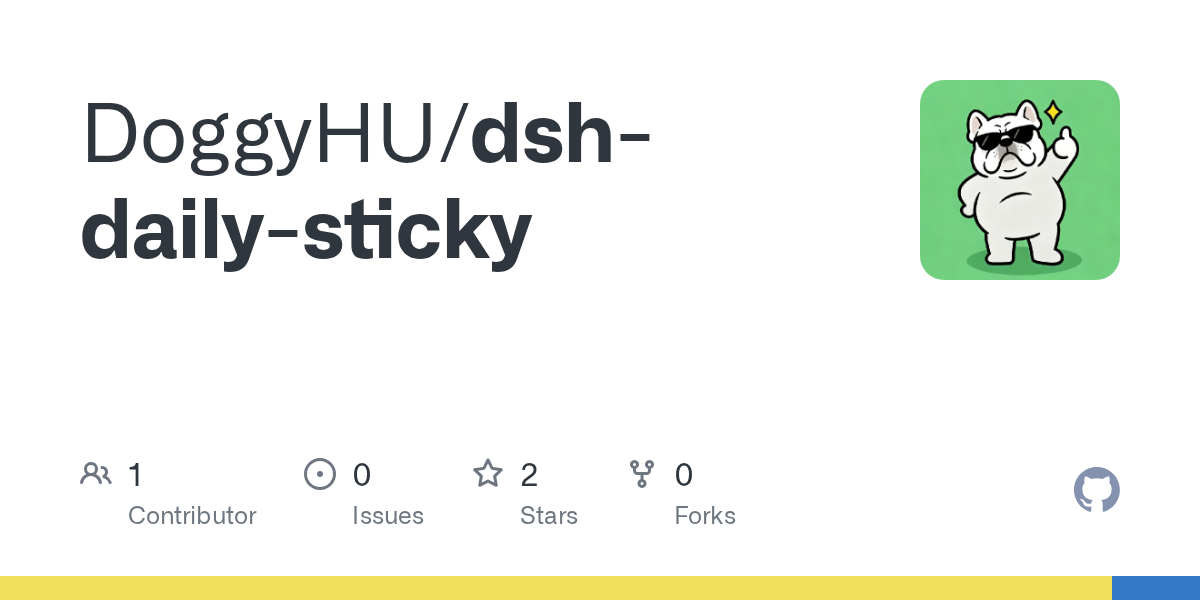 DoggyHU/dsh-daily-sticky Screenshot preview