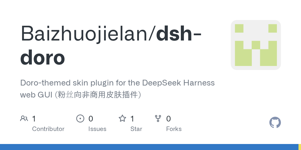 Baizhuojielan/dsh-doro Screenshot preview