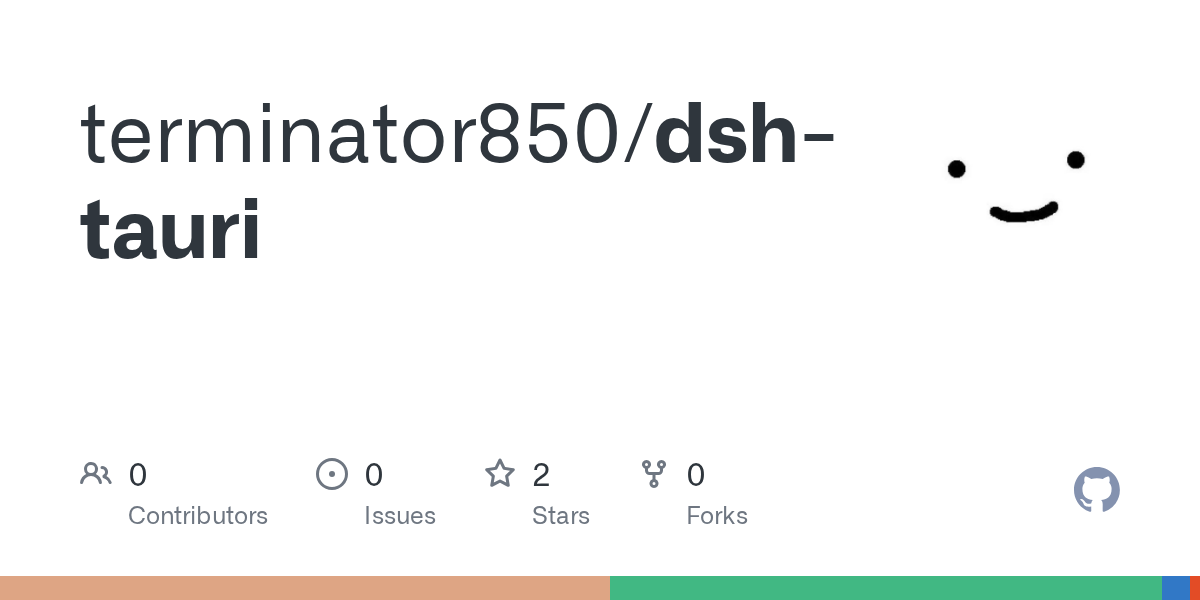 terminator850/dsh-tauri Screenshot preview