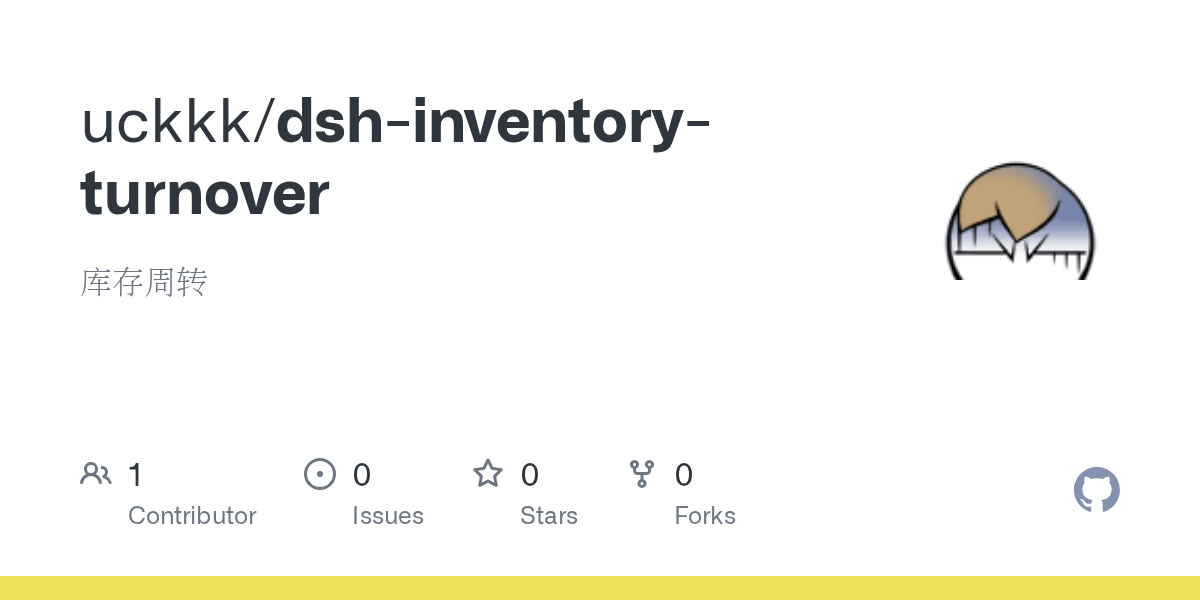 uckkk/dsh-inventory-turnover Screenshot preview