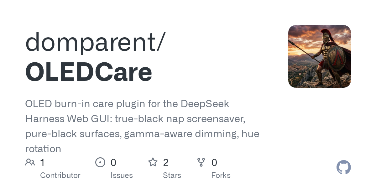 domparent/OLEDCare Screenshot preview
