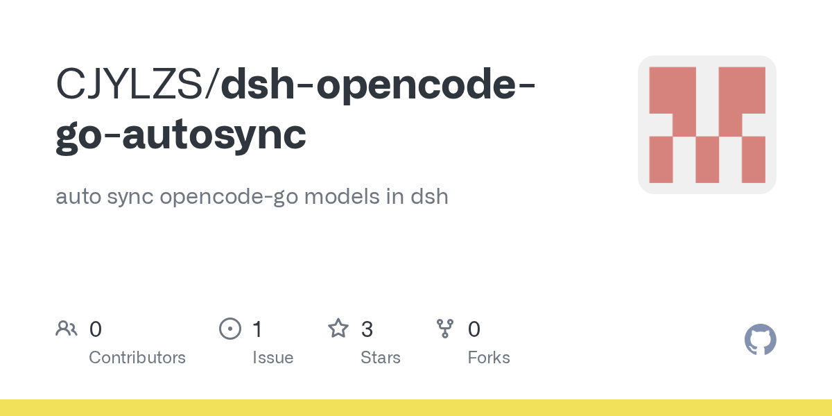 CJYLZS/dsh-opencode-go-autosync Screenshot preview