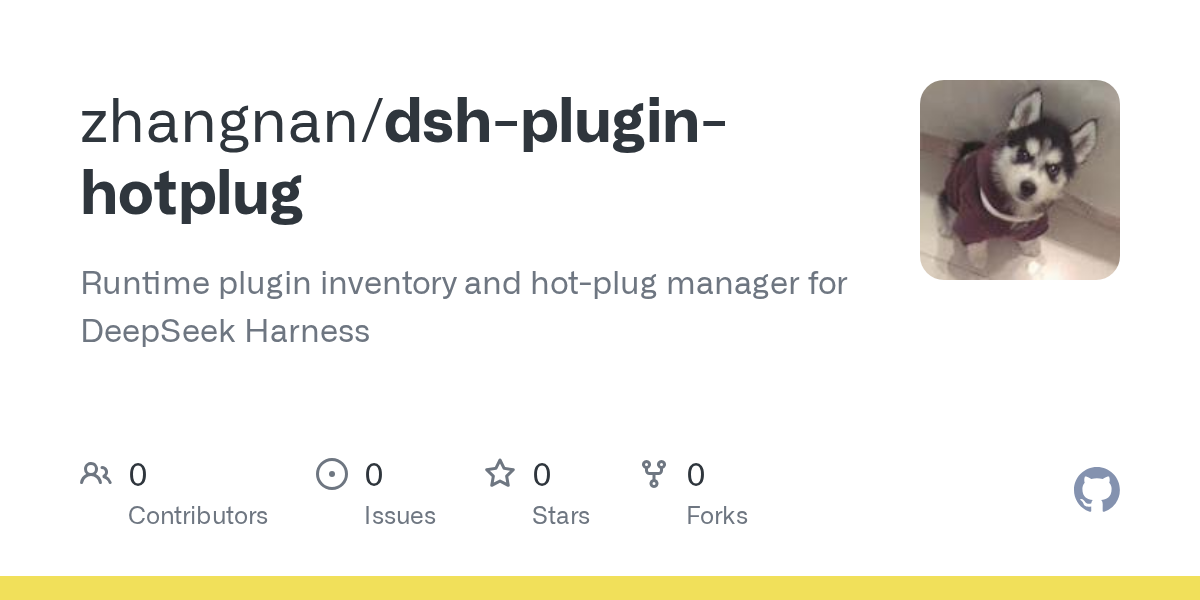 zhangnan/dsh-plugin-hotplug Screenshot preview