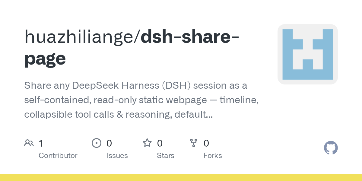 huazhiliange/dsh-share-page Screenshot preview