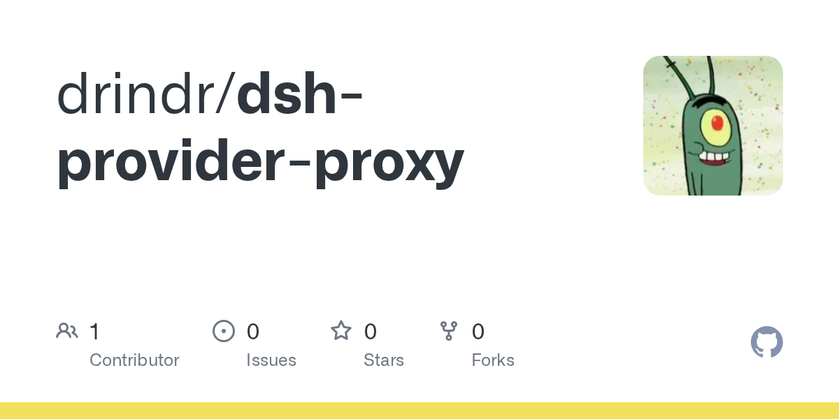 drindr/dsh-provider-proxy Screenshot preview