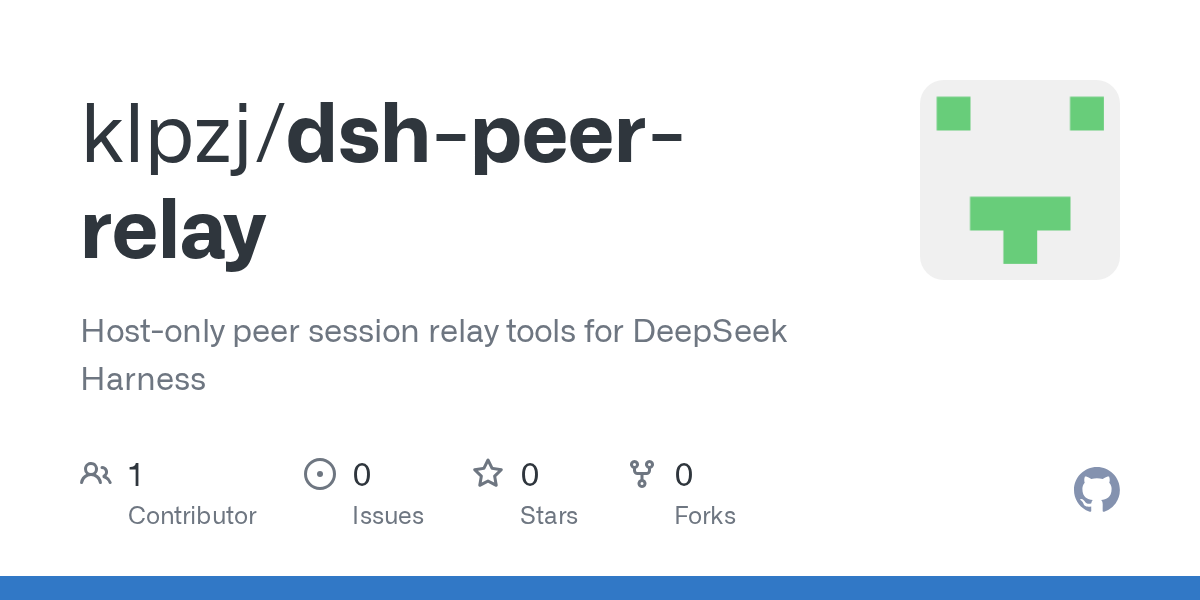 klpzj/dsh-peer-relay Screenshot preview