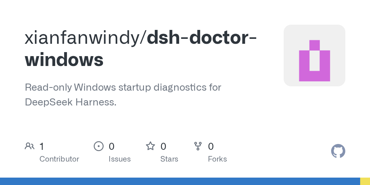 xianfanwindy/dsh-doctor-windows Screenshot preview
