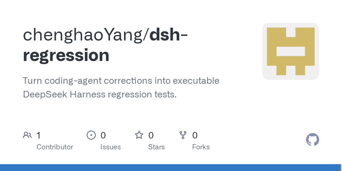 chenghaoYang/dsh-regression Screenshot preview