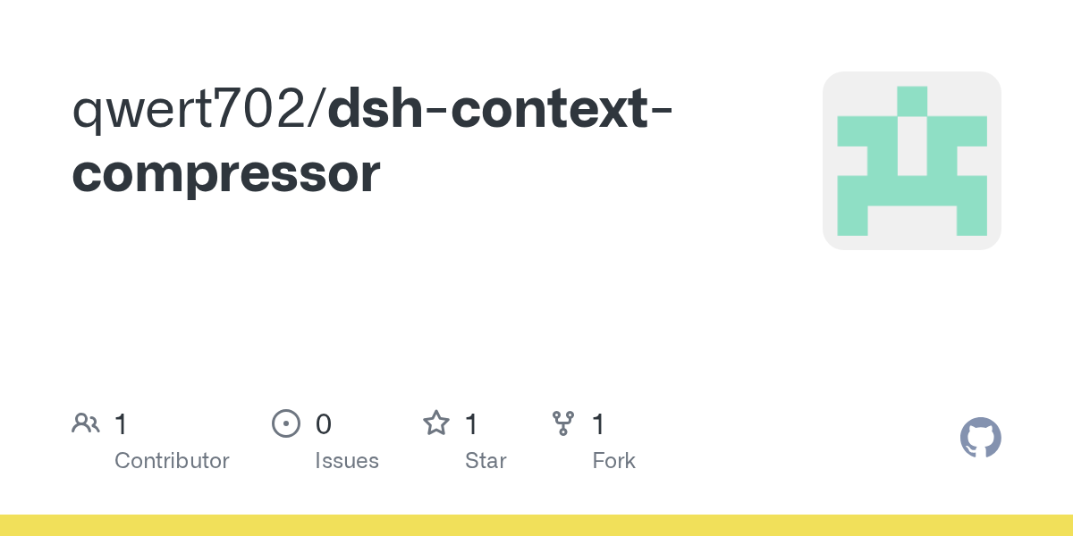 qwert702/dsh-context-compressor Screenshot preview