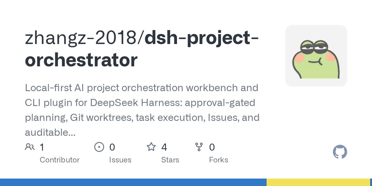 zhangz-2018/dsh-project-orchestrator Screenshot preview