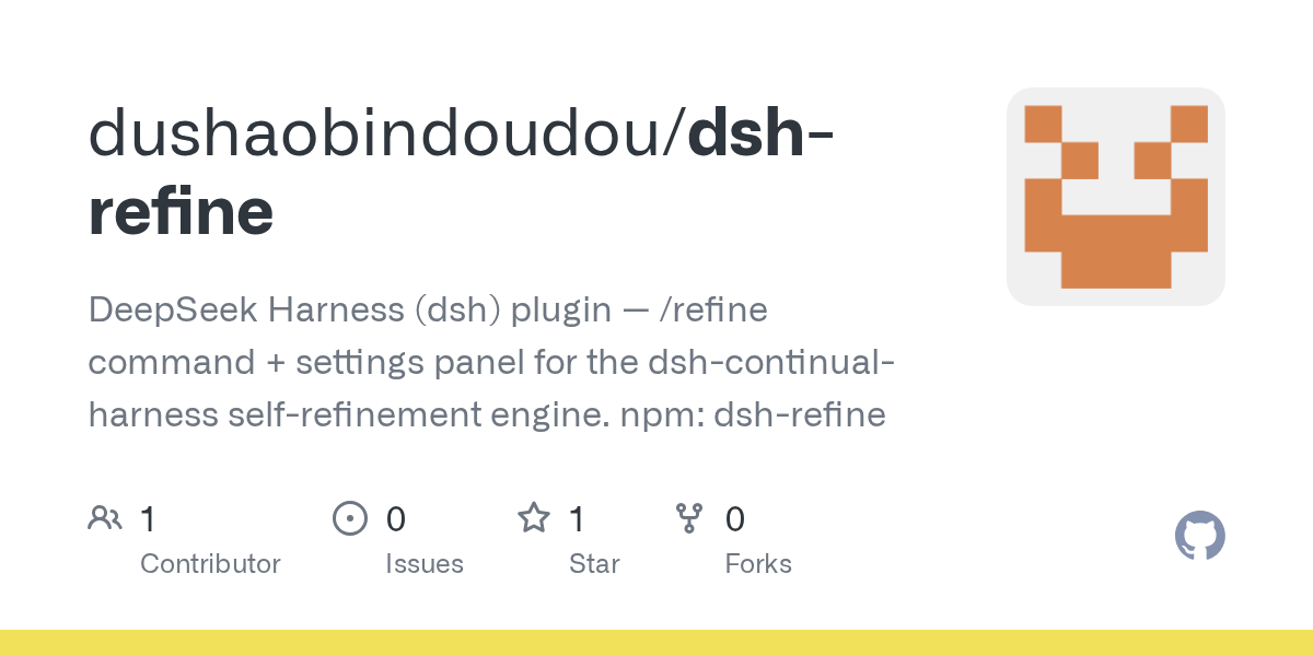 dushaobindoudou/dsh-refine Screenshot preview