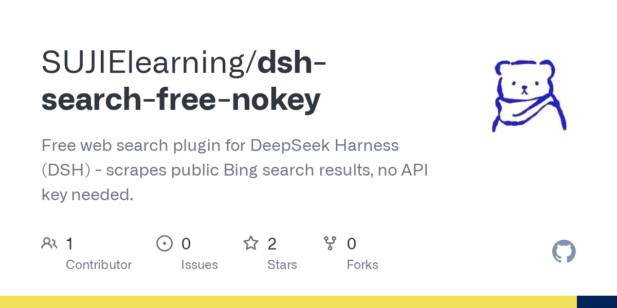SUJIElearning/dsh-search-free-nokey Screenshot preview