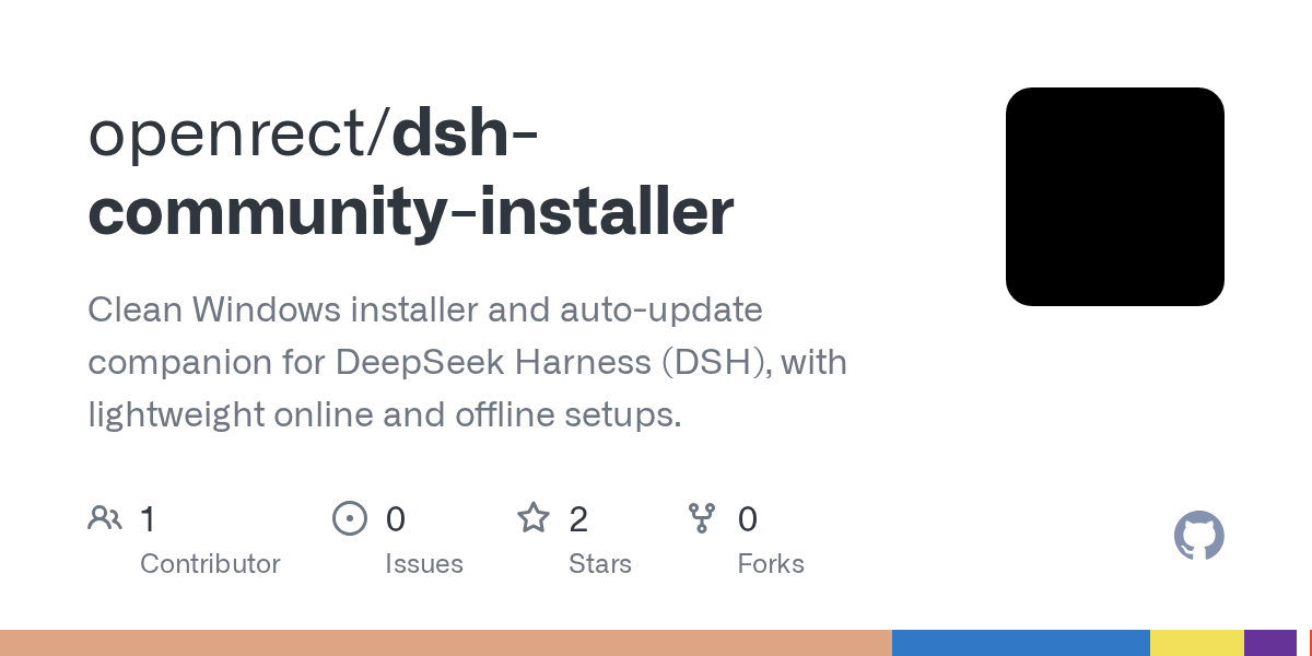 openrect/dsh-community-installer Screenshot preview