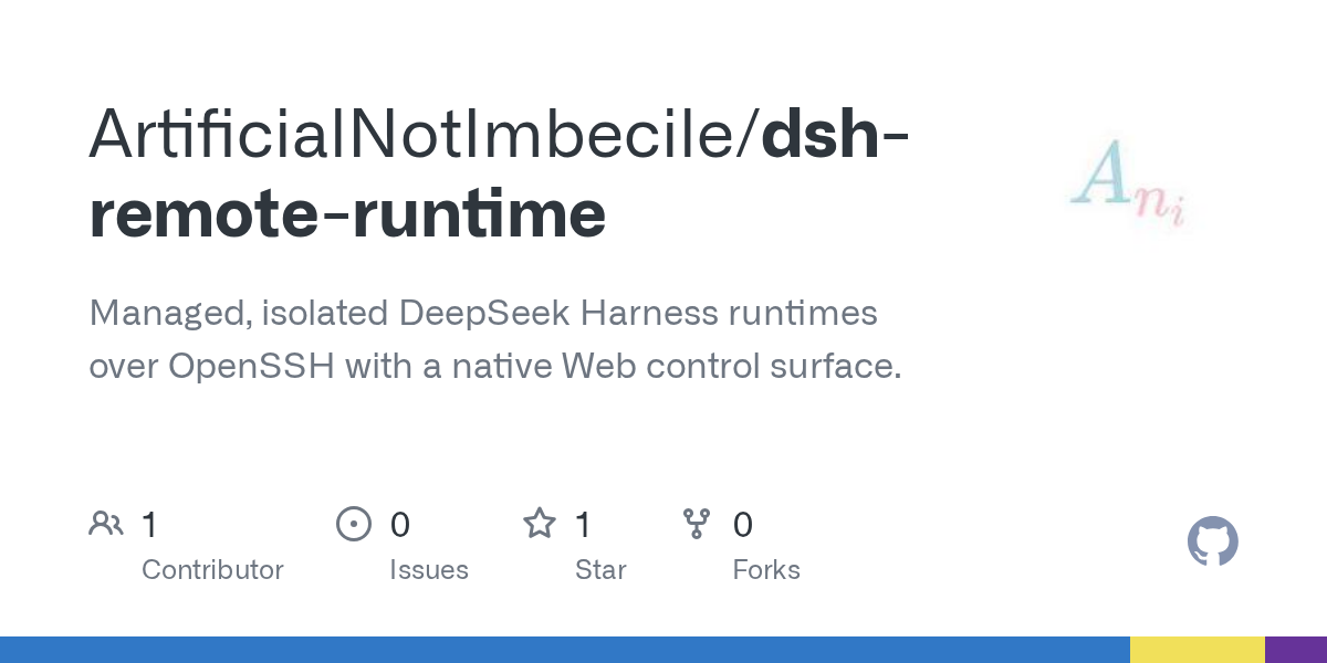 ArtificialNotImbecile/dsh-remote-runtime Screenshot preview