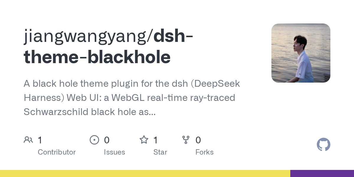 jiangwangyang/dsh-theme-blackhole Screenshot preview