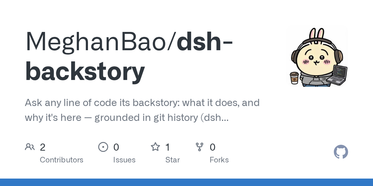 MeghanBao/dsh-backstory Screenshot preview