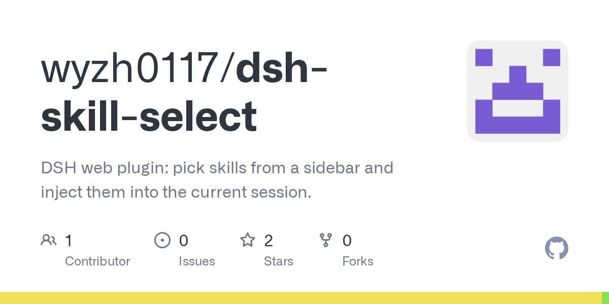 wyzh0117/dsh-skill-select Screenshot preview