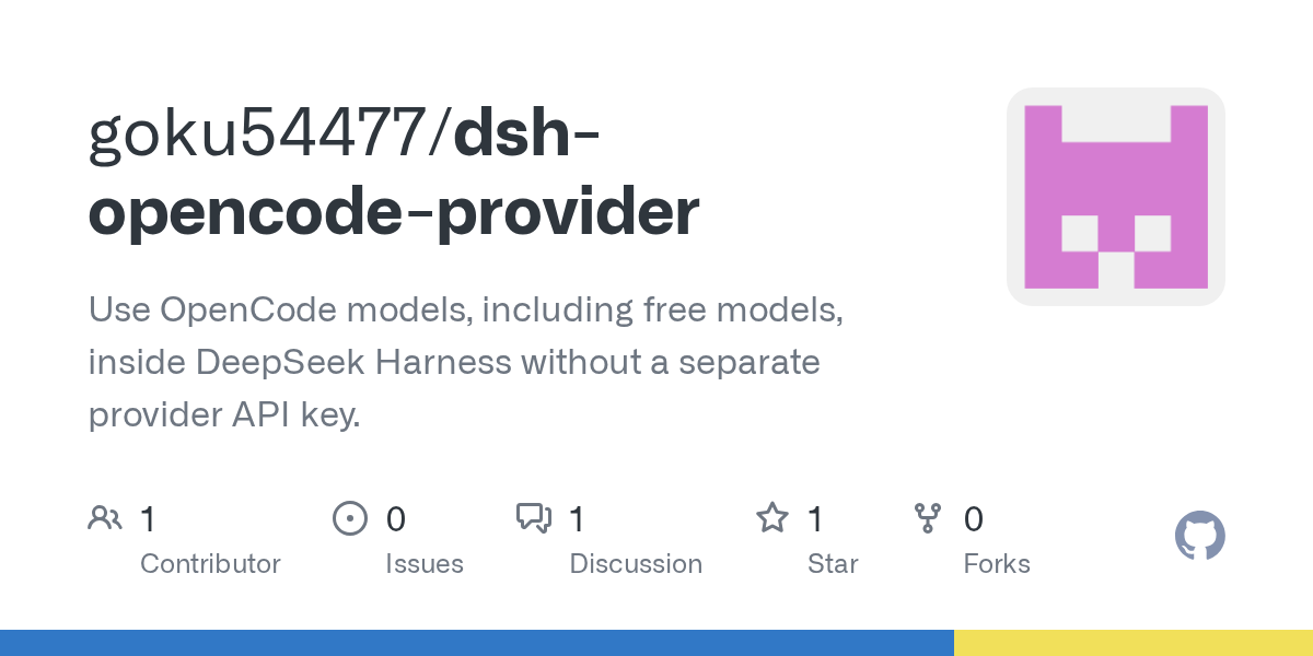 goku54477/dsh-opencode-provider Screenshot preview