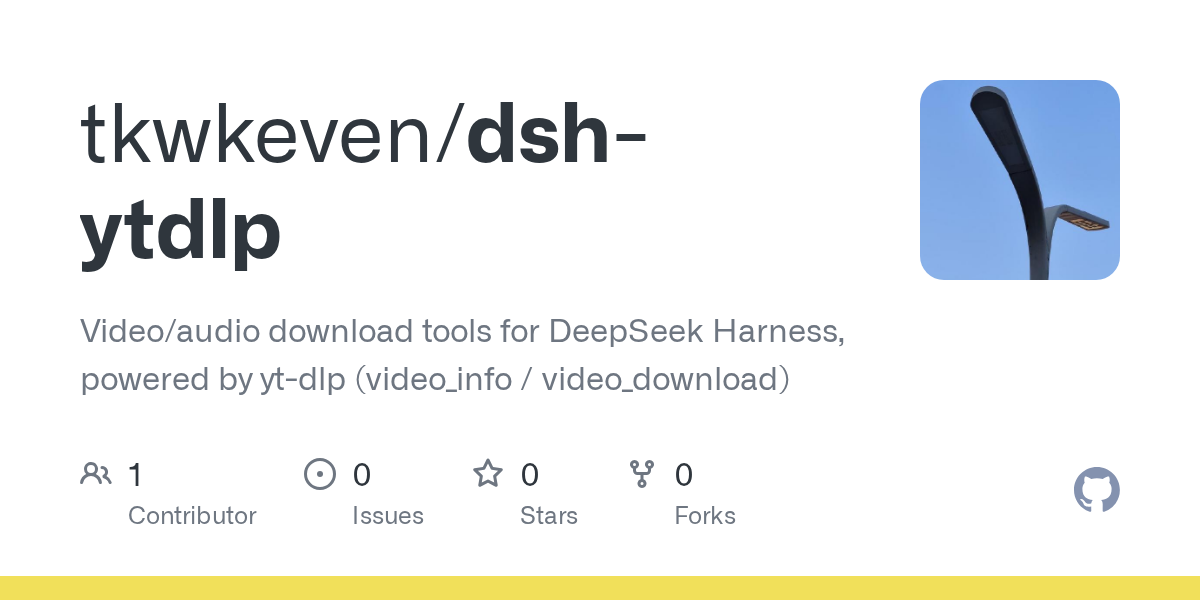 tkwkeven/dsh-ytdlp Screenshot preview