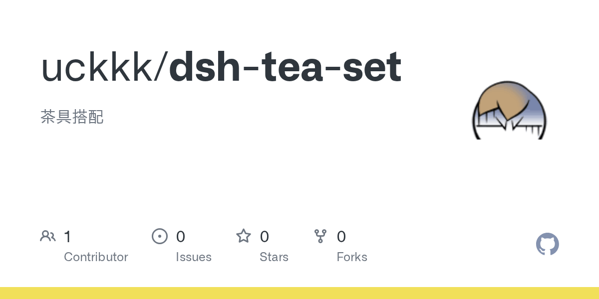 uckkk/dsh-tea-set Screenshot preview