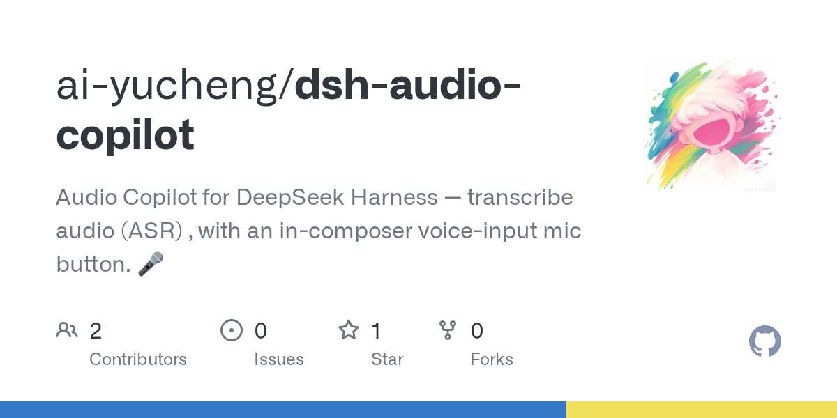 ai-yucheng/dsh-audio-copilot Screenshot preview