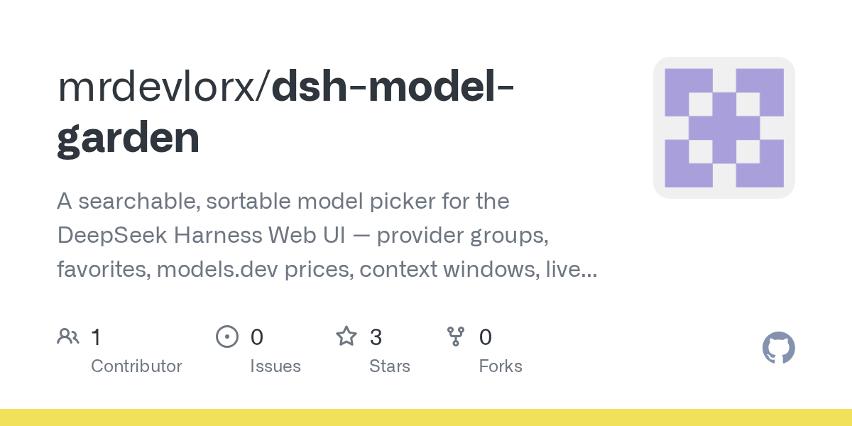 mrdevlorx/dsh-model-garden Screenshot preview