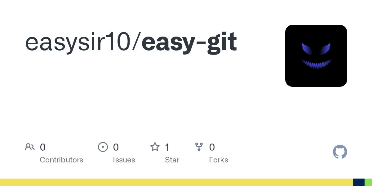 easysir10/easy-git Screenshot preview