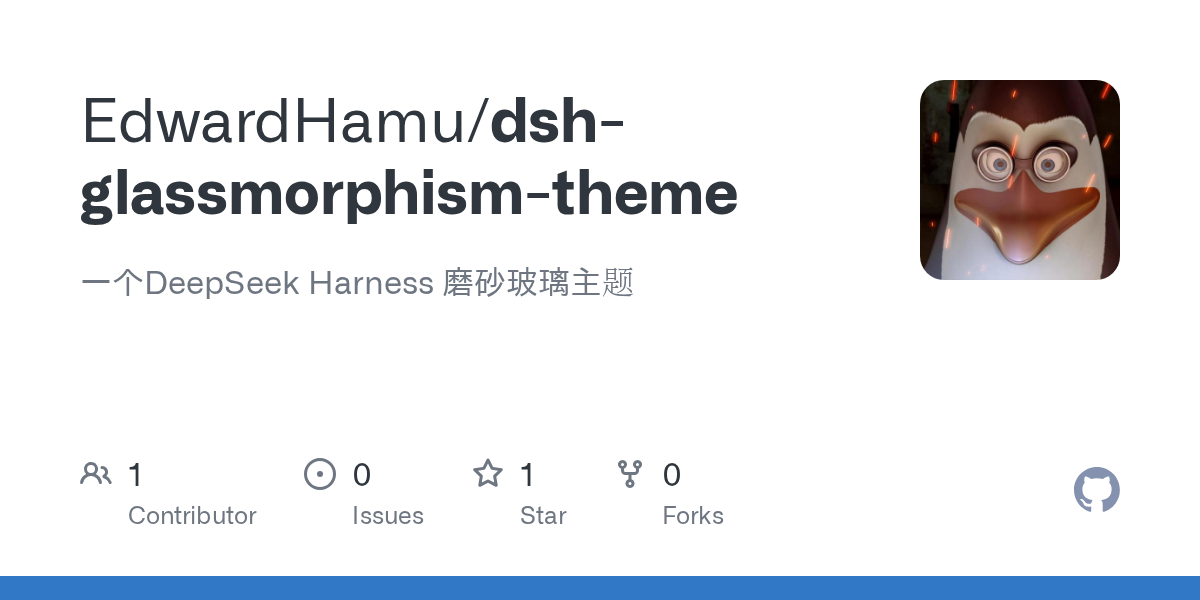 EdwardHamu/dsh-glassmorphism-theme Screenshot preview