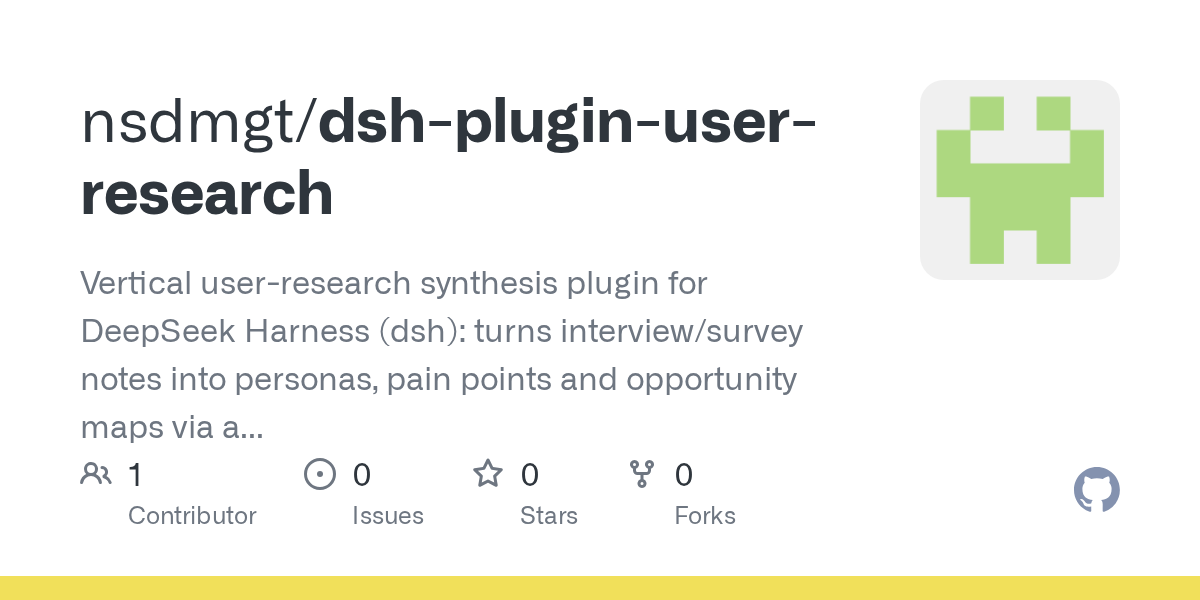 nsdmgt/dsh-plugin-user-research Screenshot preview