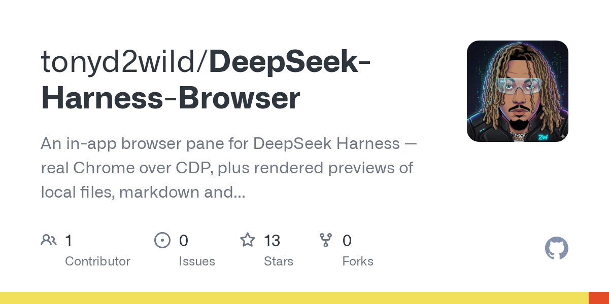 tonyd2wild/DeepSeek-Harness-Browser Screenshot preview
