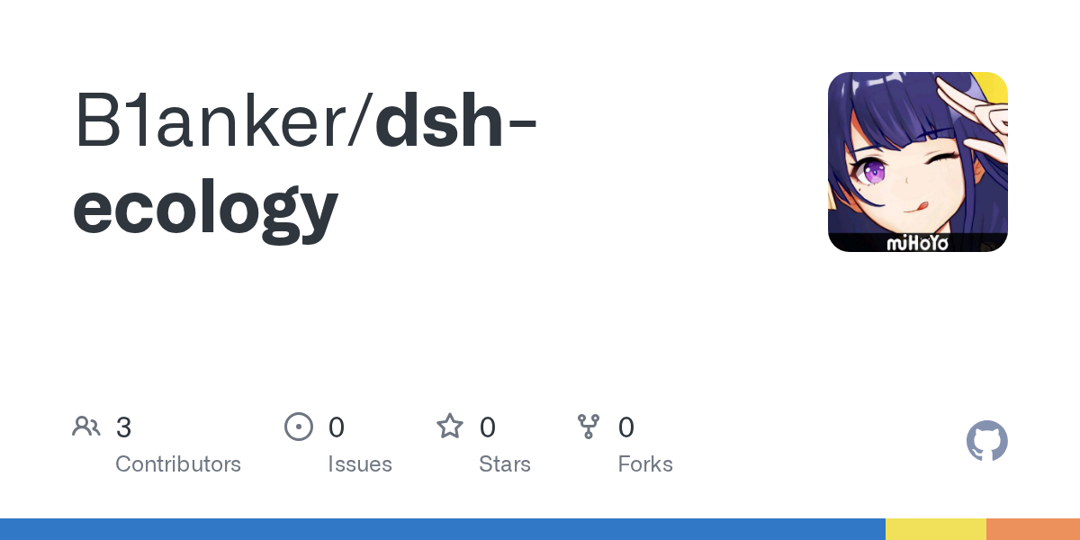 B1anker/dsh-ecology Screenshot preview