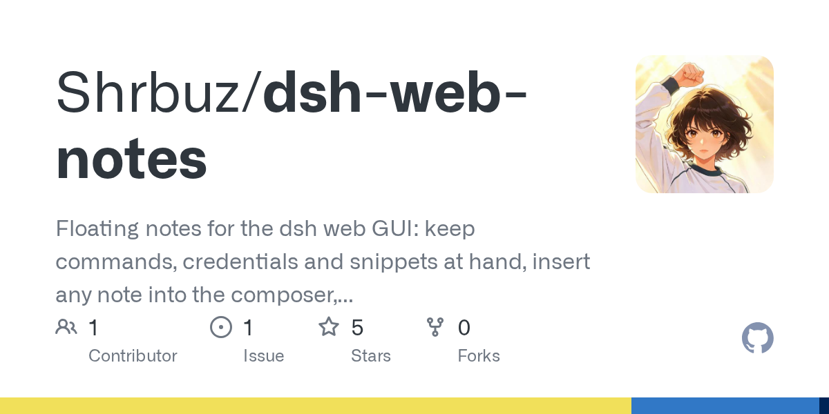 Shrbuz/dsh-web-notes Screenshot preview