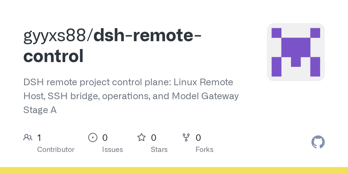 gyyxs88/dsh-remote-control Screenshot preview