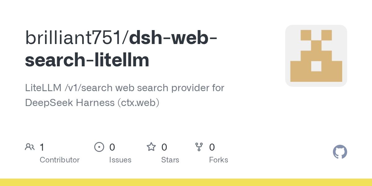 brilliant751/dsh-web-search-litellm Screenshot preview