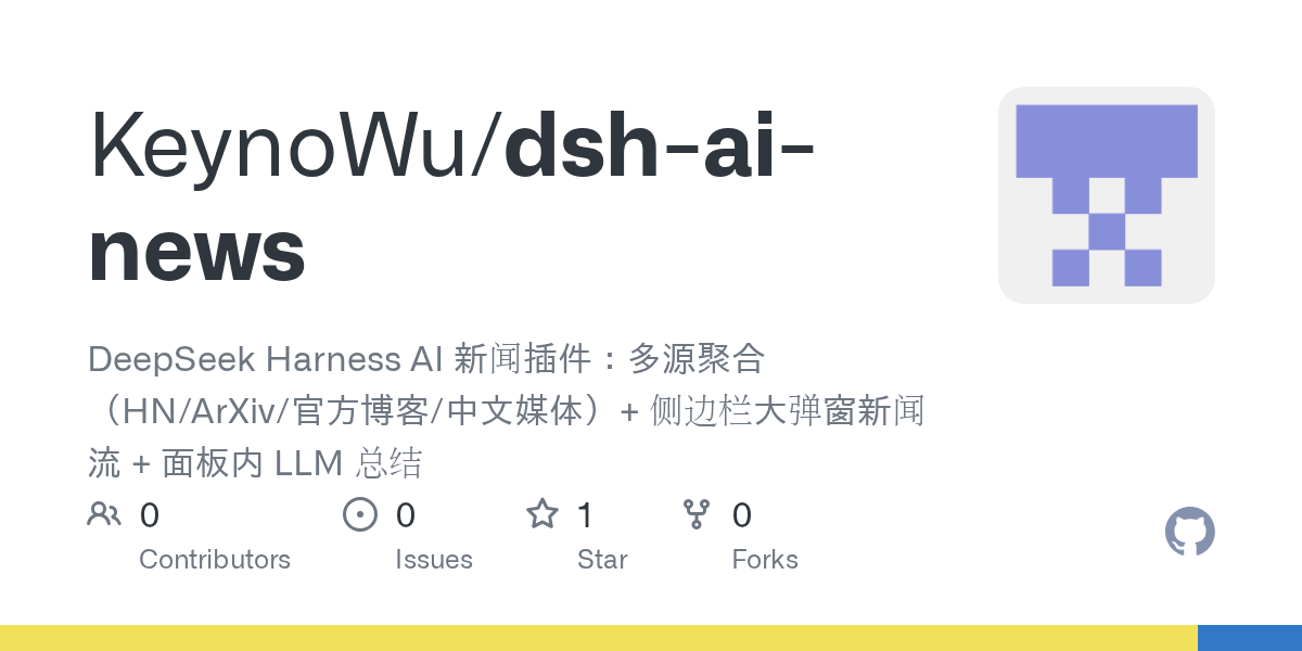 KeynoWu/dsh-ai-news Screenshot preview