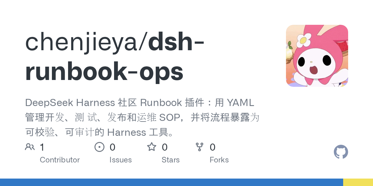 chenjieya/dsh-runbook-ops Screenshot preview