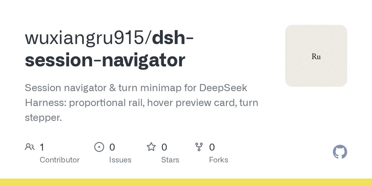 wuxiangru915/dsh-session-navigator Screenshot preview