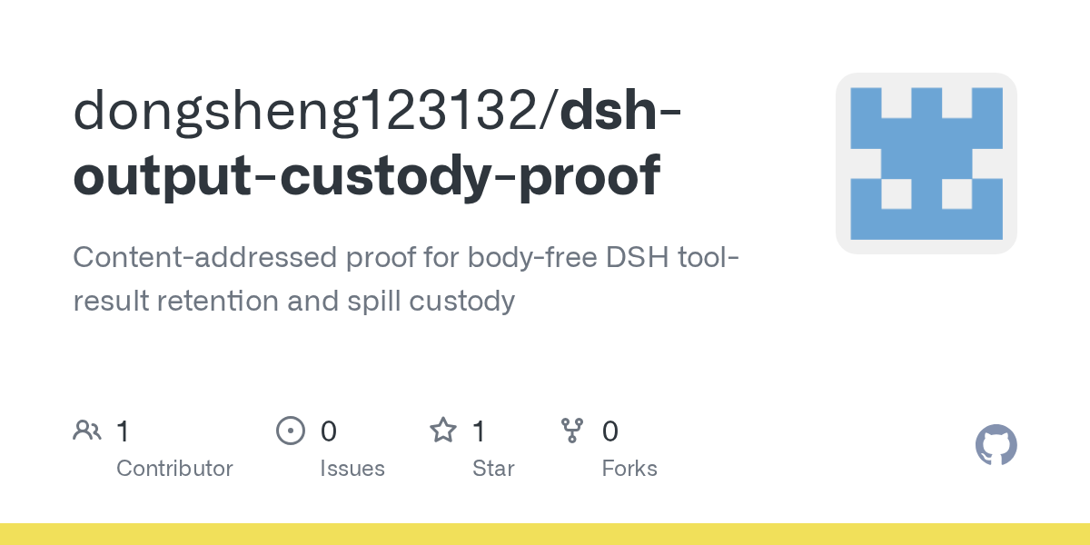 dongsheng123132/dsh-output-custody-proof Screenshot preview