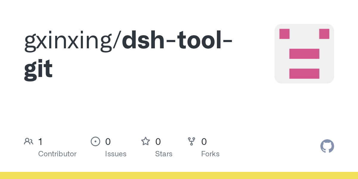 gxinxing/dsh-tool-git Screenshot preview