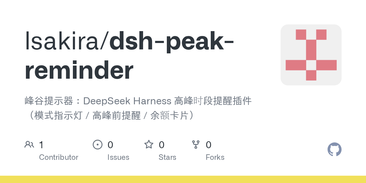 lsakira/dsh-peak-reminder Screenshot preview