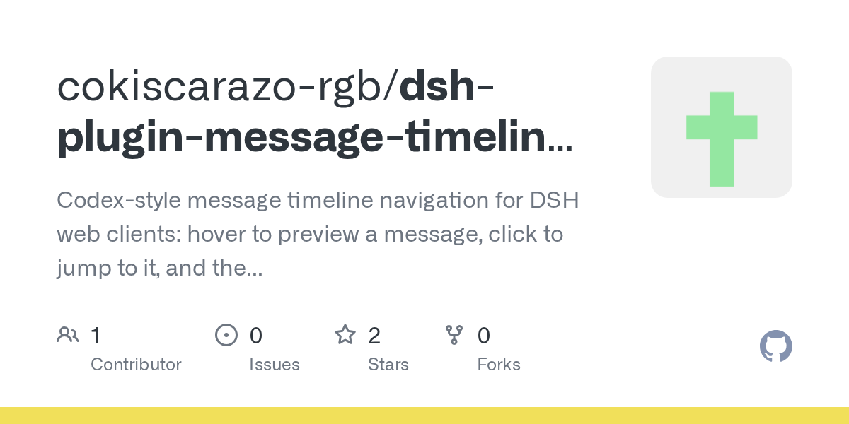 cokiscarazo-rgb/dsh-plugin-message-timeline-navigation Screenshot preview