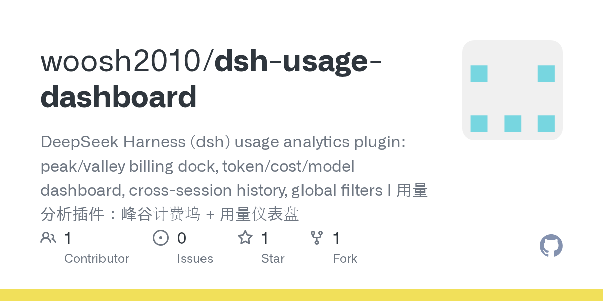 woosh2010/dsh-usage-dashboard Screenshot preview