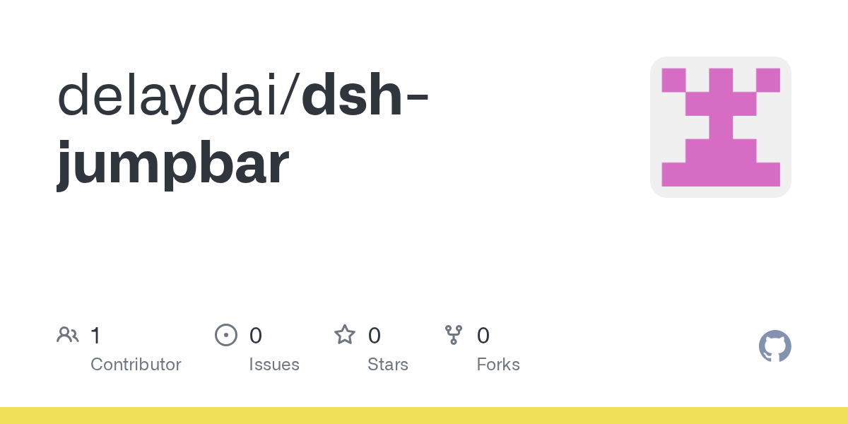 delaydai/dsh-jumpbar Screenshot preview