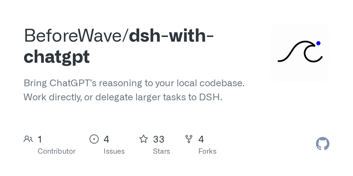 BeforeWave/dsh-with-chatgpt Screenshot preview
