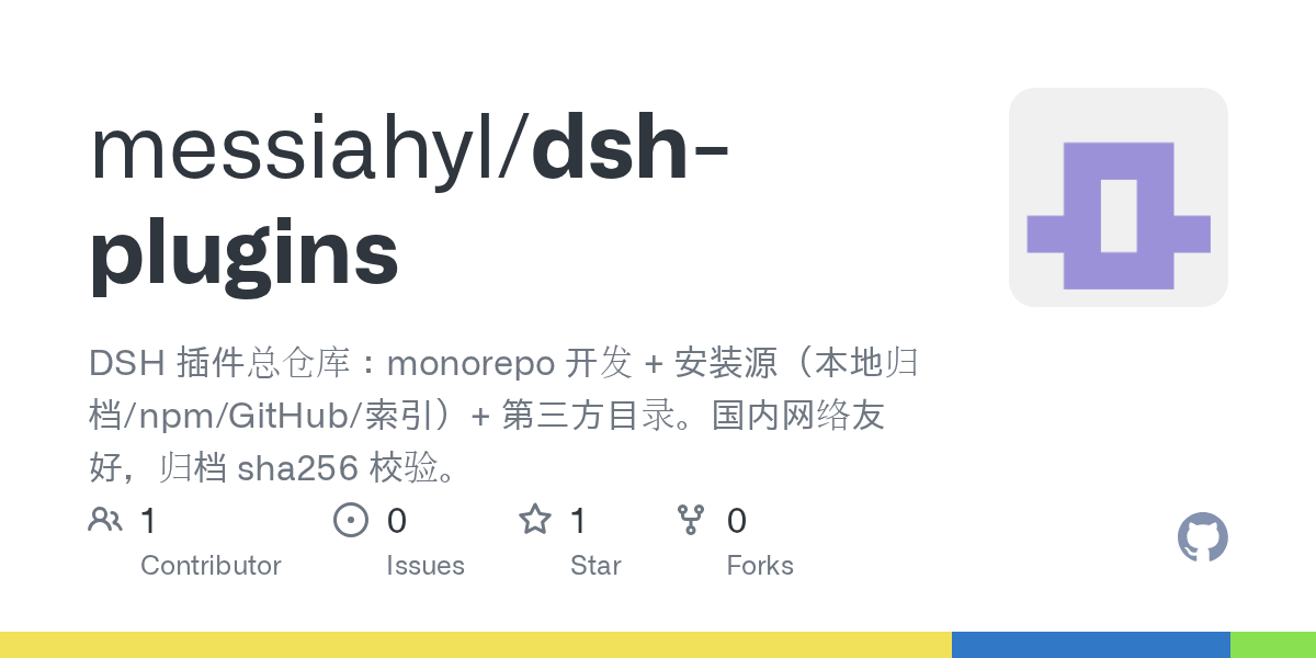 messiahyl/dsh-plugins Screenshot preview